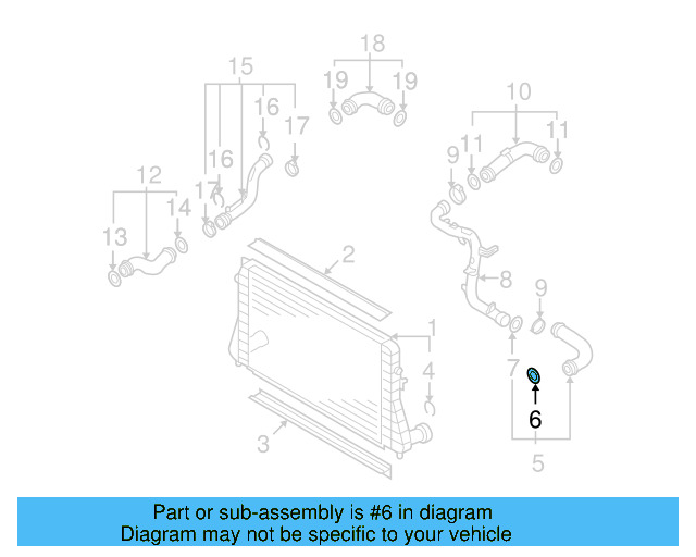 Connector Hose Seal 3C0-145-117-B - View 33