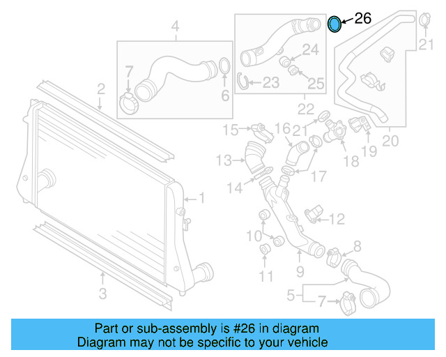 Connector Hose Seal 3C0-145-117-D - View 45