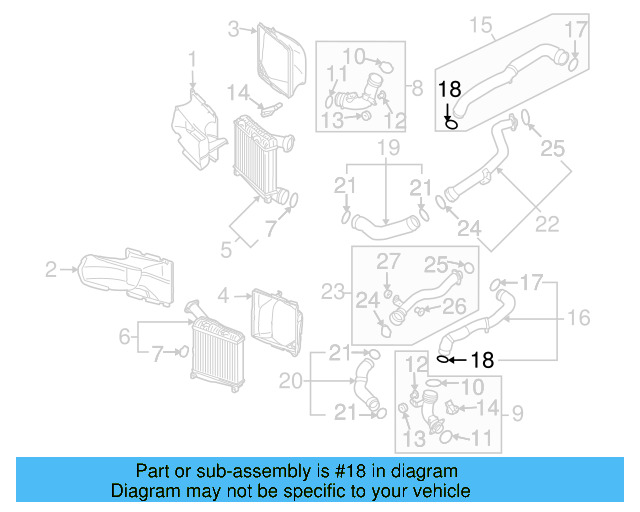 Pressure Hose Front Seal 3C0-145-117-F - View 22