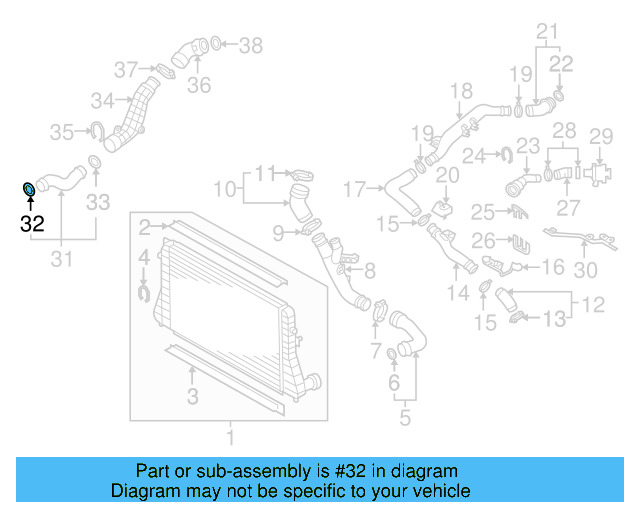 Connector Hose Seal 3C0-145-117-D - View 62