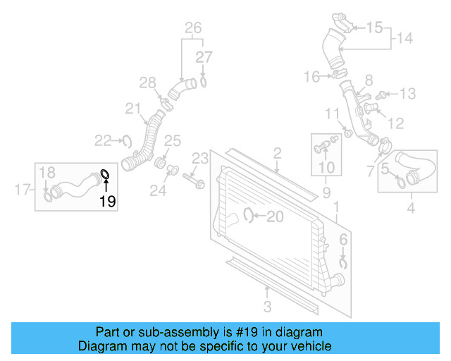 Pressure Hose Front Seal 3C0-145-117-F - View 28