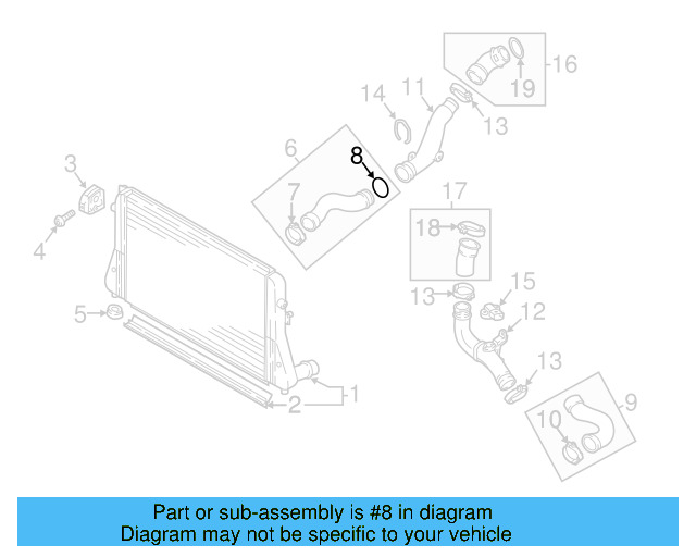 Connector Hose Seal 3C0-145-117-D - View 21