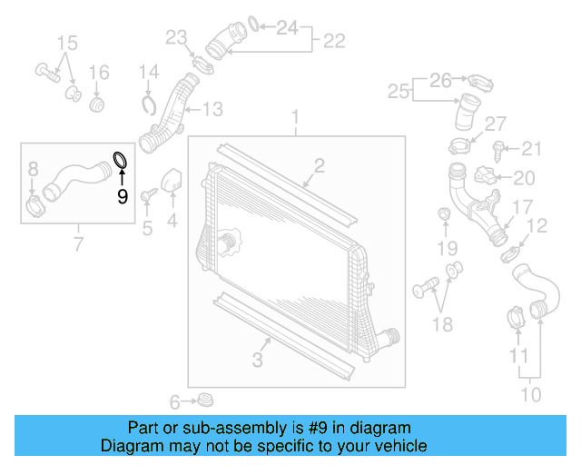 Connector Hose Seal 3C0-145-117-D - View 23