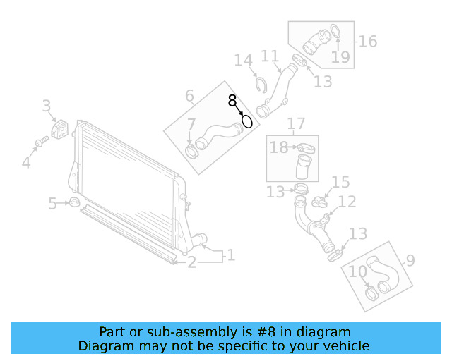 Connector Hose Seal 3C0-145-117-D - View 24