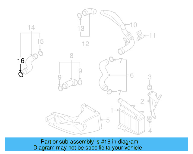 Pressure Hose Front Seal 3C0-145-117-F - View 39