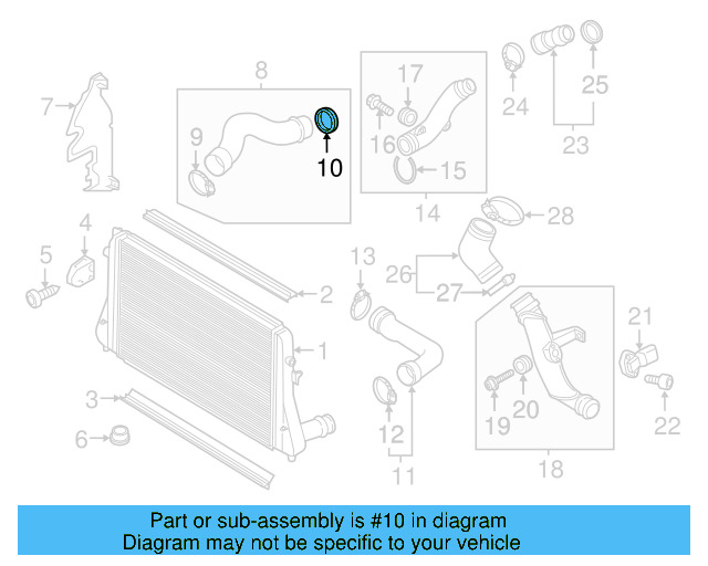 Connector Hose Seal 3C0-145-117-D - View 28