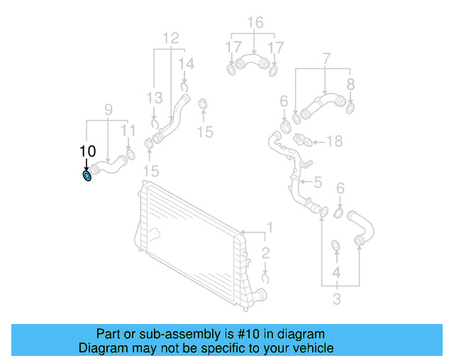 Pressure Hose Front Seal 3C0-145-117-F - View 96