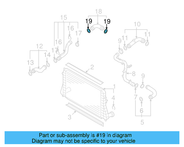 Connector Hose Seal 3C0-145-117-B - View 32
