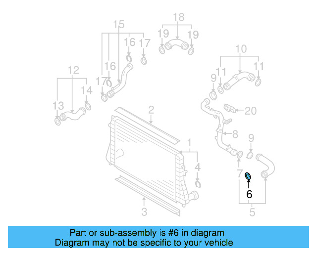 Pressure Hose Seal 3C0-145-117-H - View 31