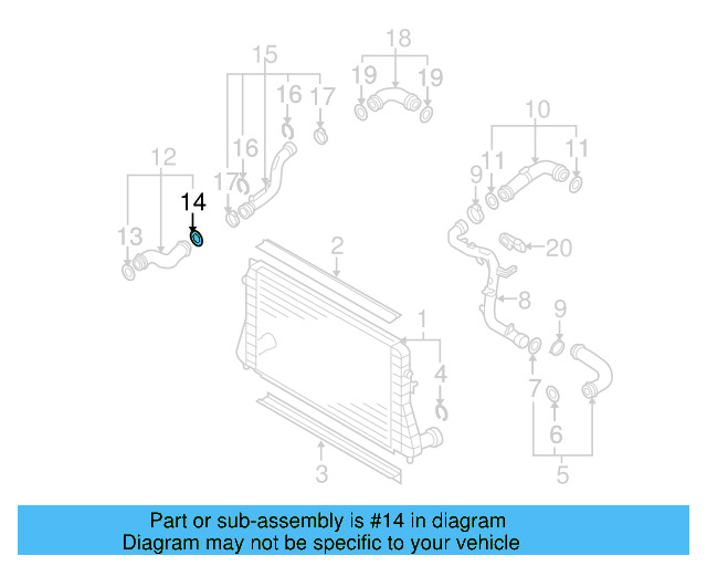 Pressure Hose Seal 3C0-145-117-H - View 32