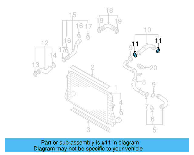 Connector Hose Seal 3C0-145-117-D - View 47