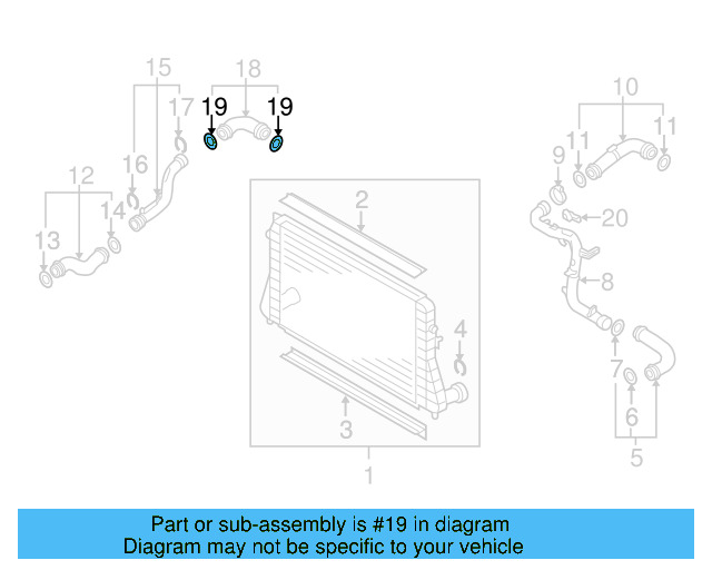 Connector Hose Seal 3C0-145-117-B - View 37