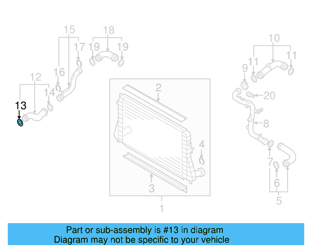 Pressure Hose Seal 3C0-145-117-H - View 67