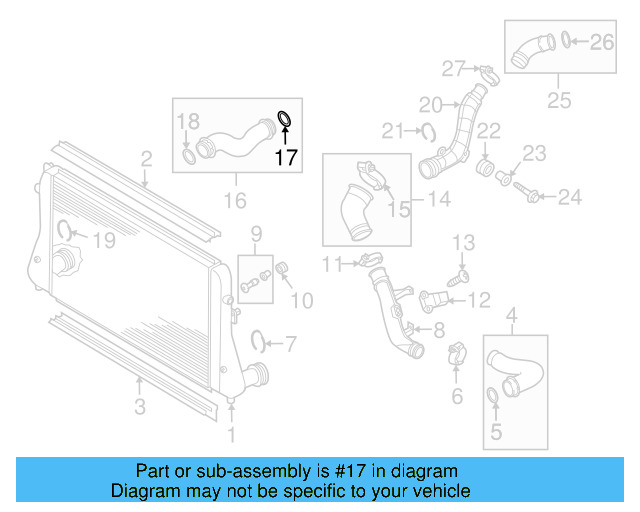 Connector Hose Seal 3C0-145-117-D - View 17