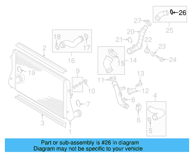 Connector Hose Seal 3C0-145-117-D - View 53