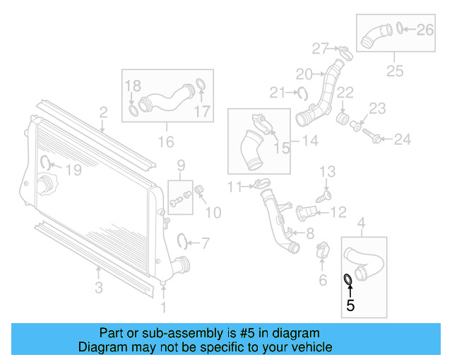 Pressure Hose Seal 3C0-145-117-H - View 54