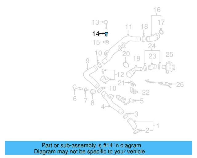 Air Pipe Bolt Assembly 3C0-145-830 - View 137