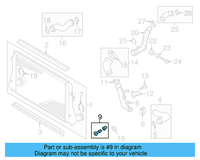 Air Pipe Bolt Assembly 3C0-145-830 - View 117