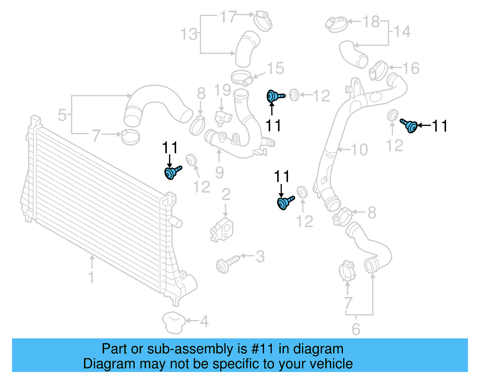 Air Pipe Bolt Assembly 3C0-145-830 - View 141