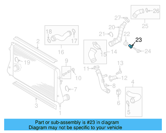 Air Pipe Bolt Assembly 3C0-145-830 - View 110
