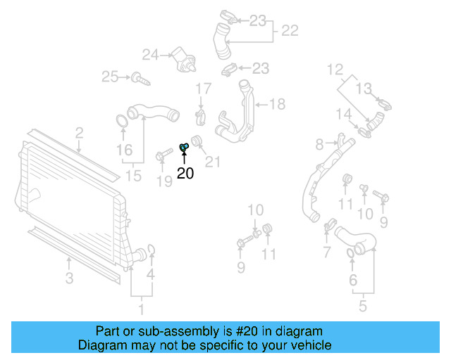 Air Pipe Bolt Assembly 3C0-145-830 - View 134