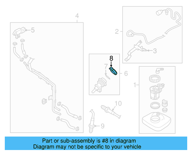 Injector Retainer Clip 3C0-253-725 - View 22