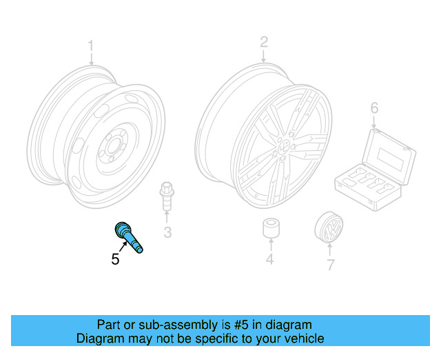 Valve Stem 311-601-361 - View 105