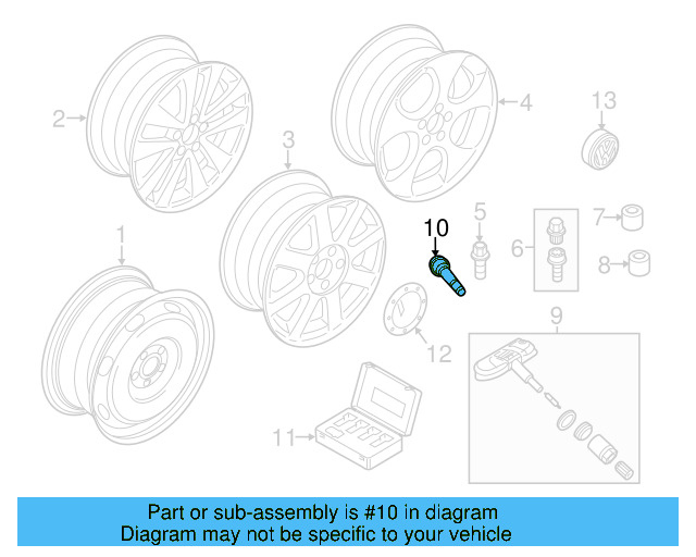 Valve Stem 839-601-361 - View 36