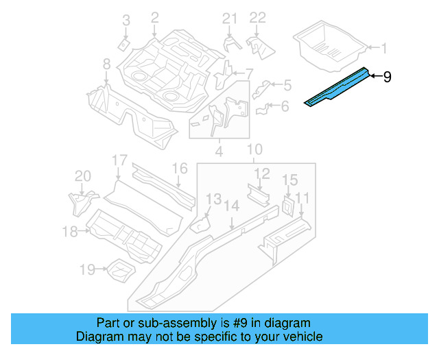 Cover Plate 3C0-803-402 - View 6