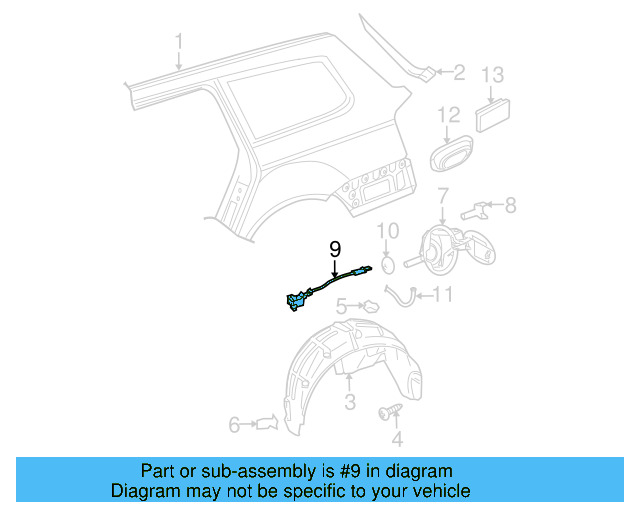 Actuator 3C0-810-773-A - View 6