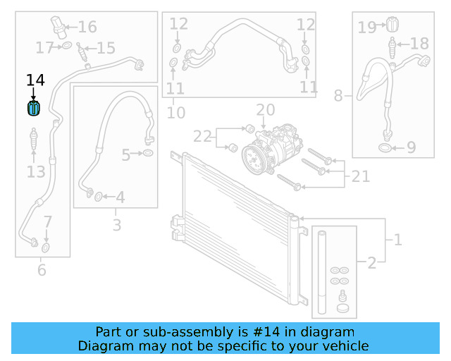 Fill Valve Cap 3C0-820-581 - View 90