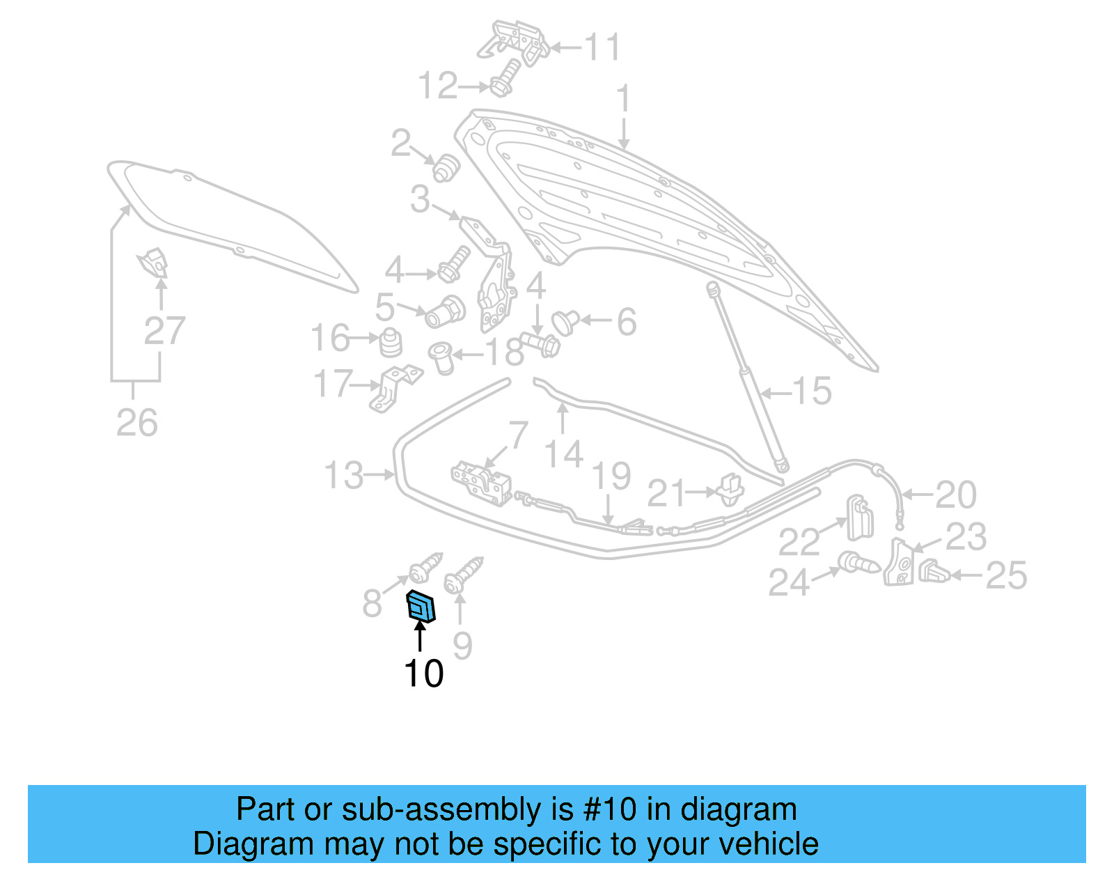 Lock & Switch Cover 3C0-823-187