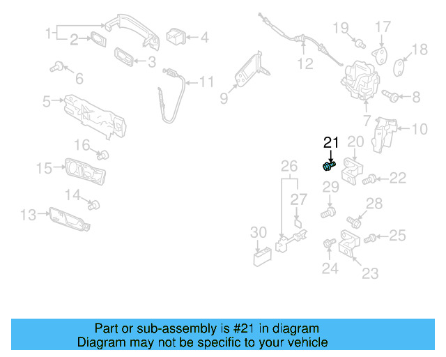 Hinge Bolt N-909-305-03 - View 22