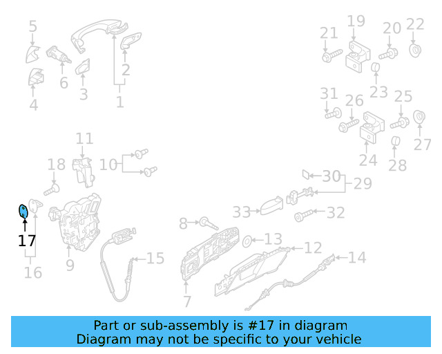 Striker Gasket 3C0-837-279-A - View 25