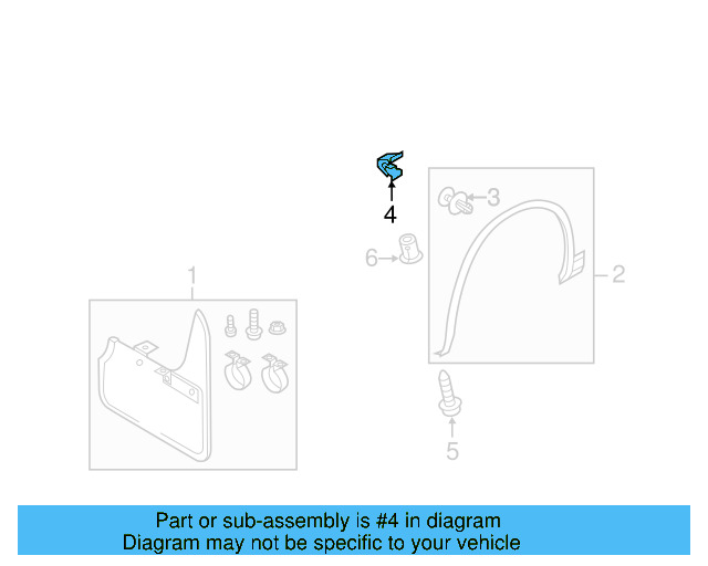 Side Cover Clip 1K0-867-388-A - View 162