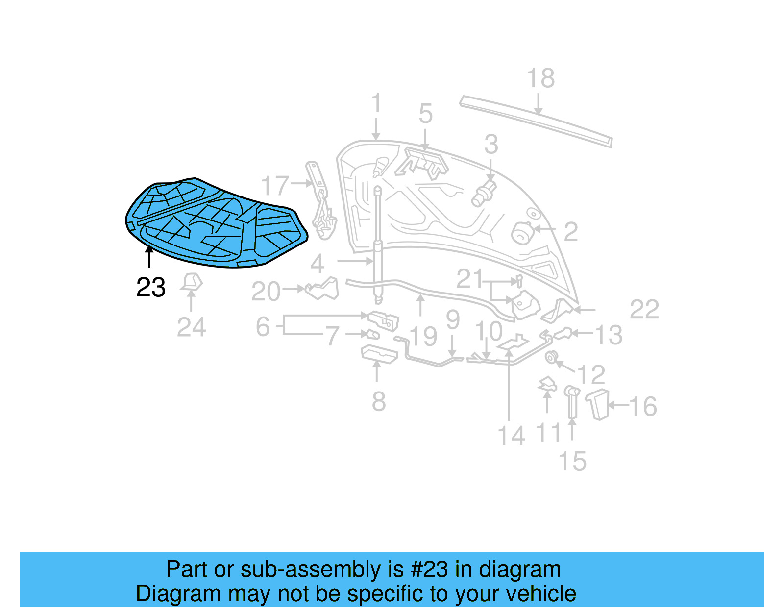 Insulator Pad 3C0-863-831-B - View 2
