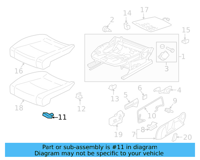 Adjust Knob 3C0-881-254-A-9B9 - View 25