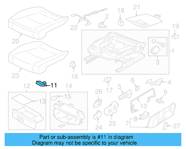 Adjust Knob 3C0-881-254-A-9B9 - View 23