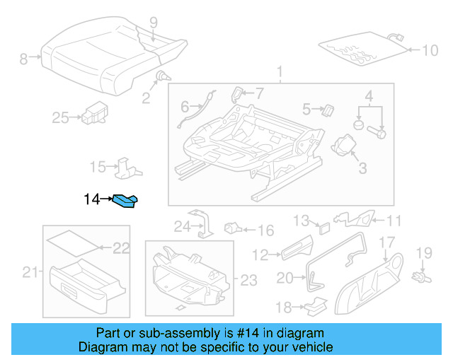 Adjust Knob 3C0-881-254-A-9B9 - View 24