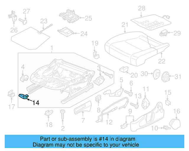Adjust Knob 3C0-881-254-A-9B9 - View 67