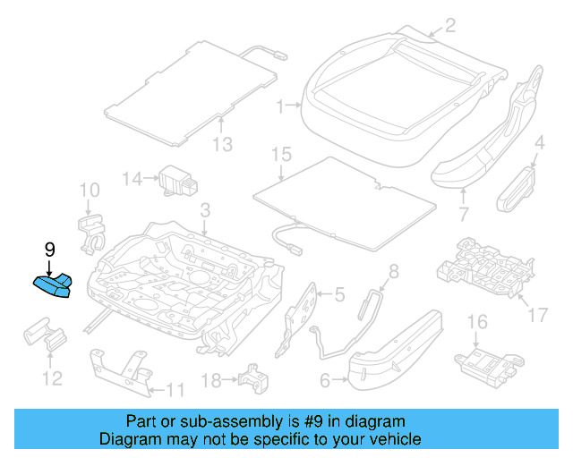 Adjust Knob 3C0-881-254-A-9B9 - View 30