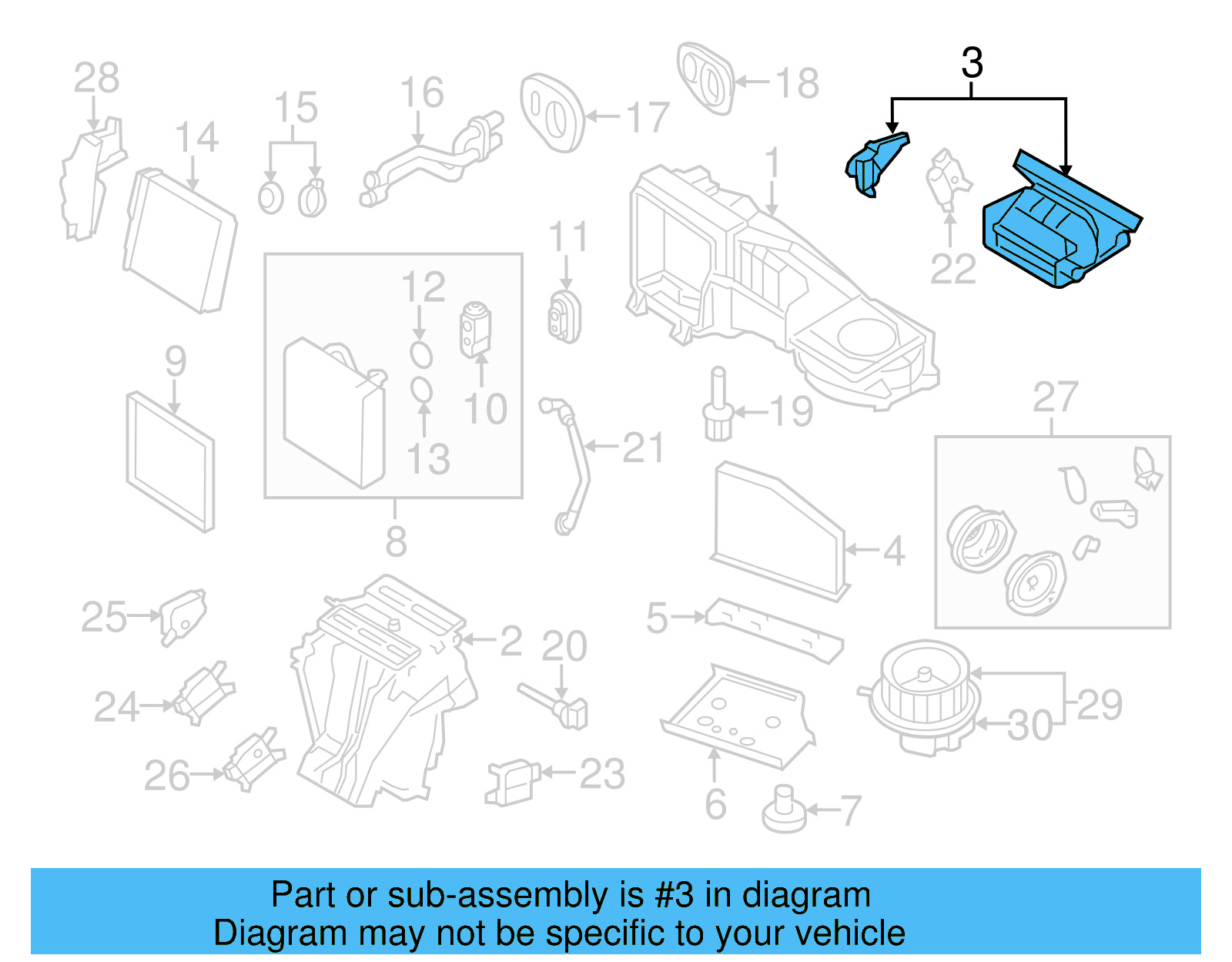 Intake Duct 3C0-898-304-D - View 53