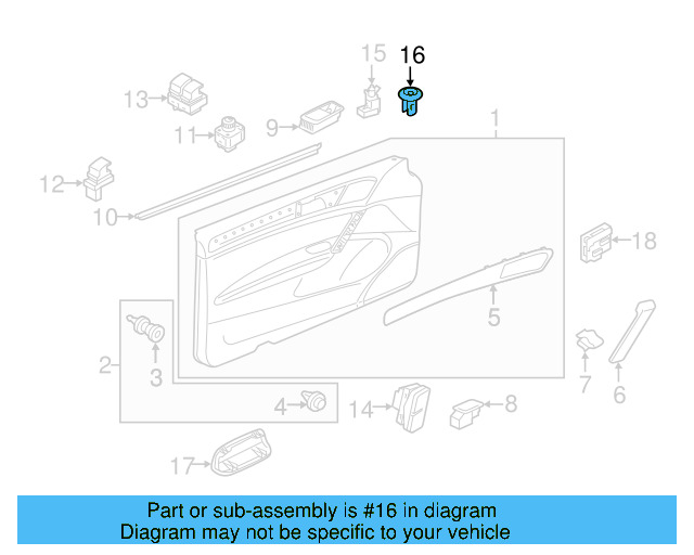 Warning Lamp Sleeve 3C0-919-242-9B9 - View 17