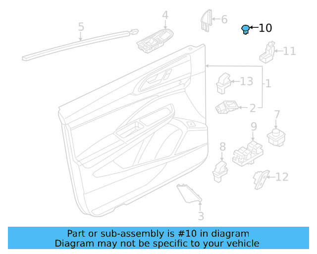 Warning Lamp Sleeve 3C0-919-242-9B9 - View 7