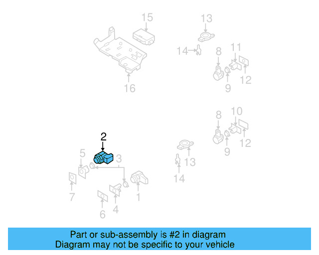 Park Sensor 3C0-919-275-AD - View 5