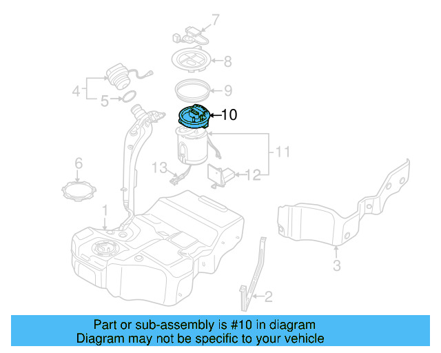 Fuel Filter 3C0-919-679-A - View 14