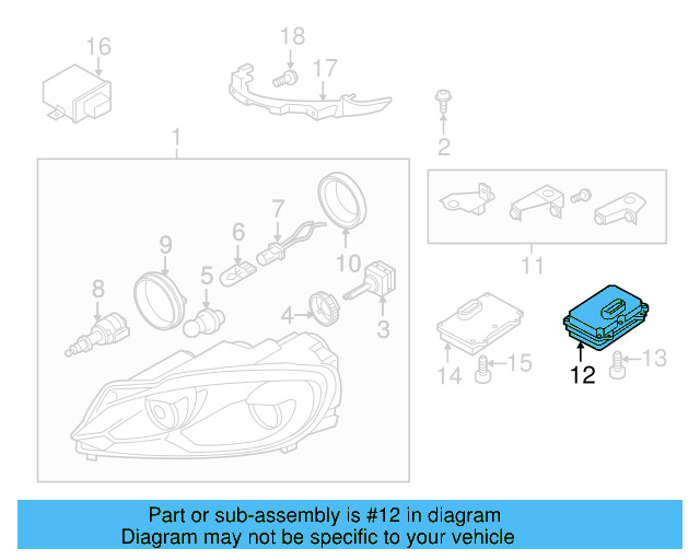 Headlight Bulb Cap 2E0-941-607 - View 23