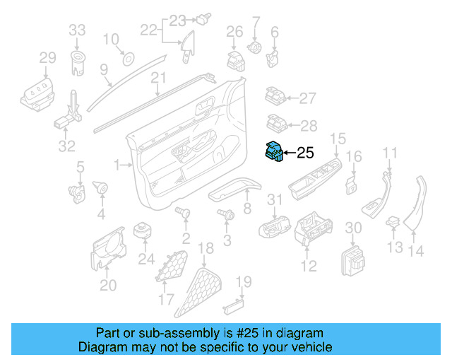 Release Switch 3C0-959-903-B-REH - View 7