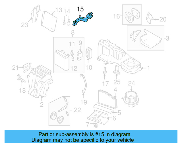 Water Pipe 3C1-819-857 - View 43