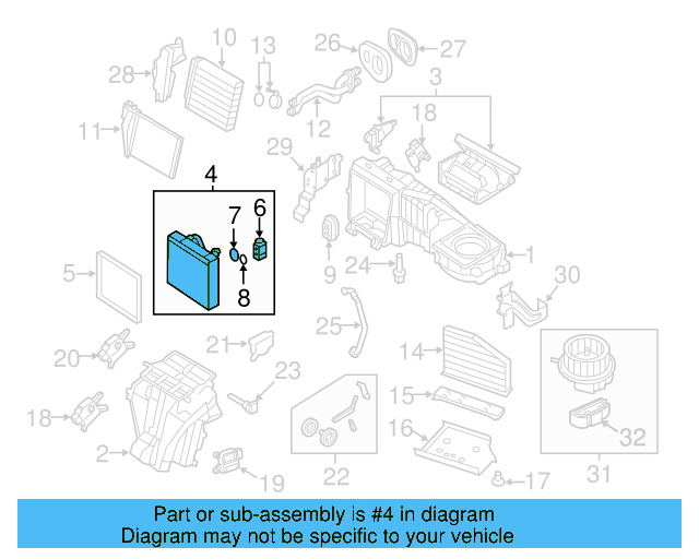 Evaporator Core 1K1-820-103-E - View 49